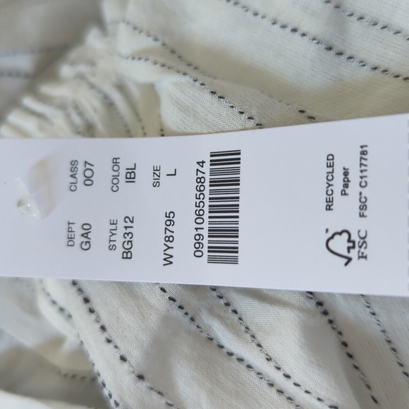 J. Crew Button-Up Tie-Waist Top in Stripe - Picture 16 of 16